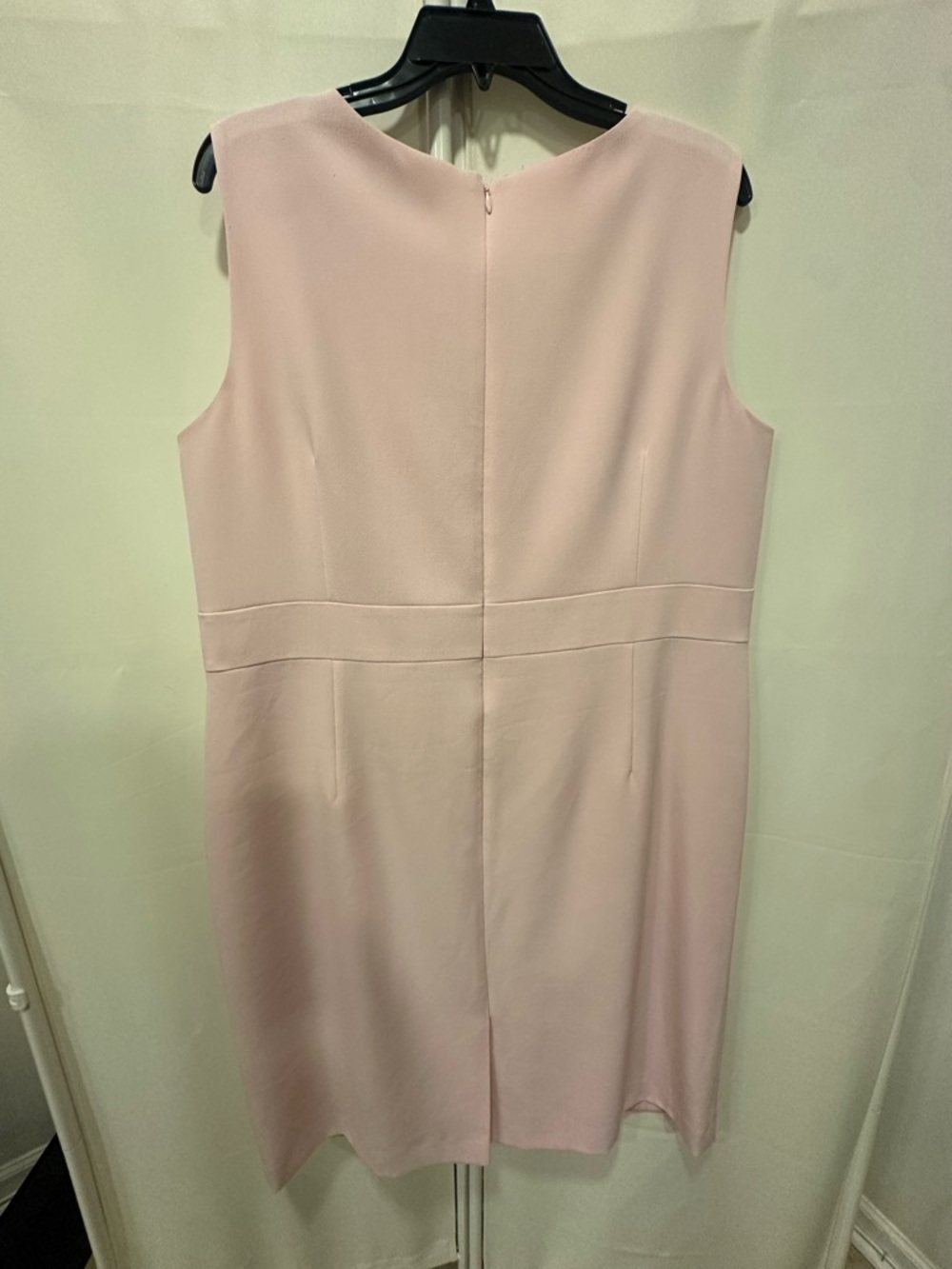 Kasper Sleeveless Blush Midi Sheath Dress - Picture 3 of 3